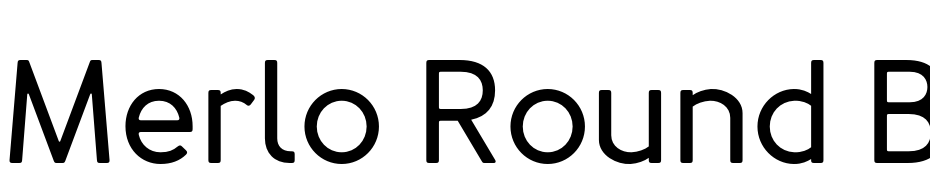 Merlo Round Bold cкачати шрифт безкоштовно